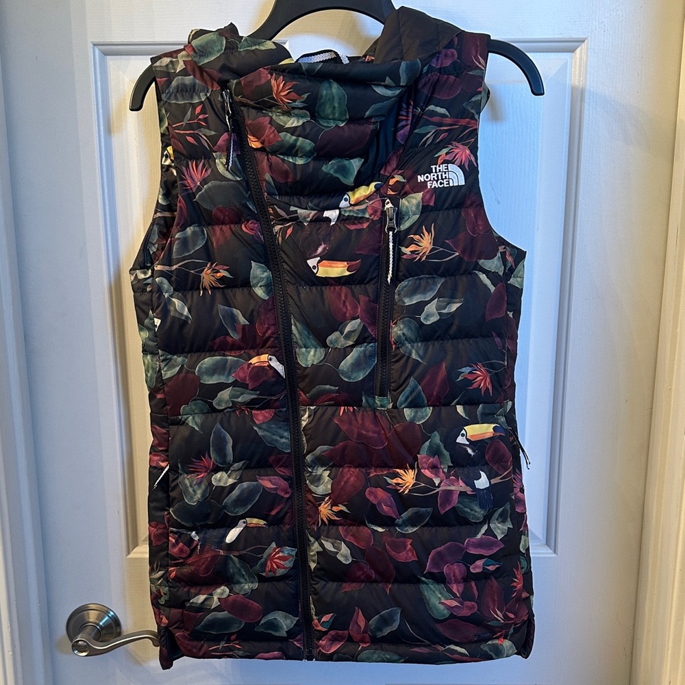 The North Face Multicolor Leaf Pattern Vest - image 1